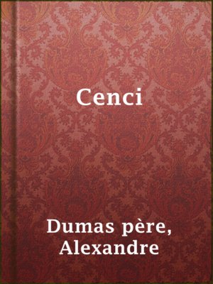 cover image of Cenci